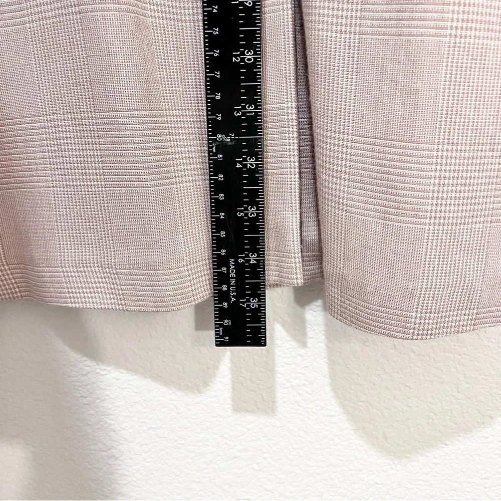 Vintage Ann Taylor Blazer Jacket Beige Long Lined Linen Blend Made In USA Sz 2 - Picture 11 of 13